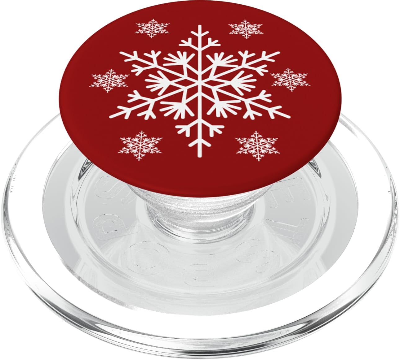 Christmas Snowflake Holiday Season Finger Holder Stand Gifts PopSockets MagSafe PopGrip for iPhone