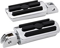 Vista 37 de TCT-MOTORPARTS Clavijas cromadas para estribera trasera para Harley Davidson Softail Fat Boy 18-25