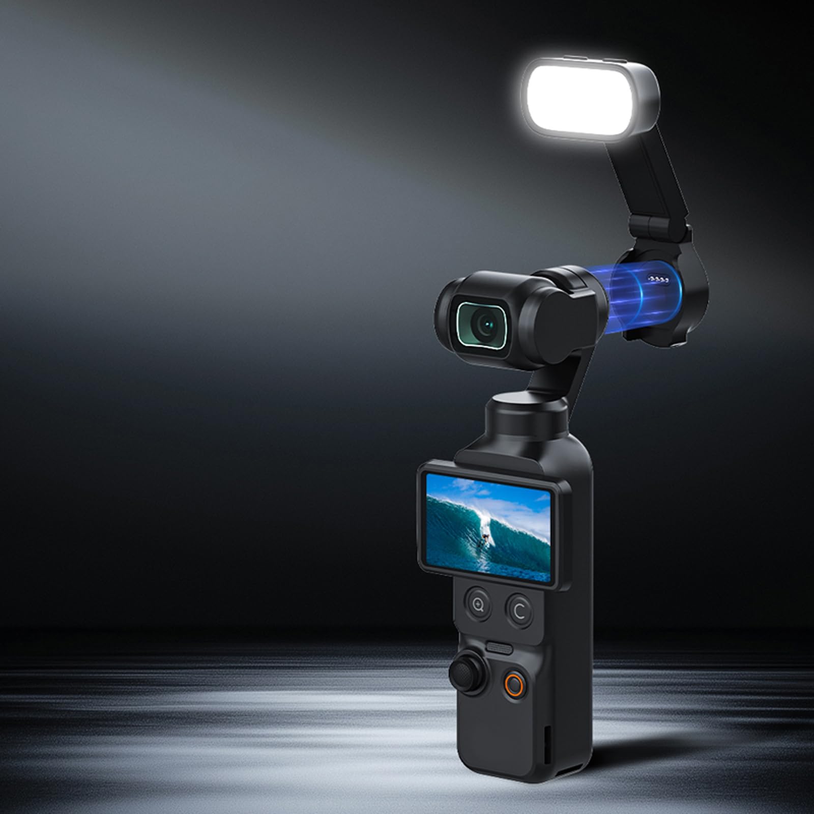 Fill Light Pocket 4 Luce Magnetica Selfie Portatile | Fill Light Pocket 4 Offre 3 Temperature Di Colore Per Foto E Video Con Illuminazione Stabile