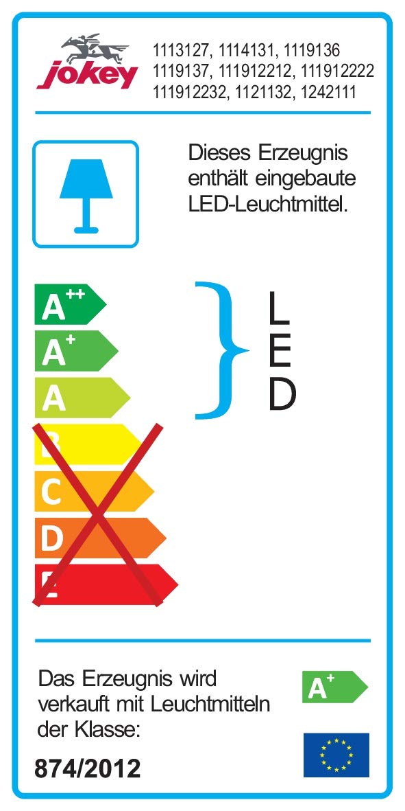 Jokey Spiegelschrank Arda mit LED Beleuchtung 72,2 cm breit, Badezimmer Spiegelschrank aus MDF, inkl. Steckdose | Weiß