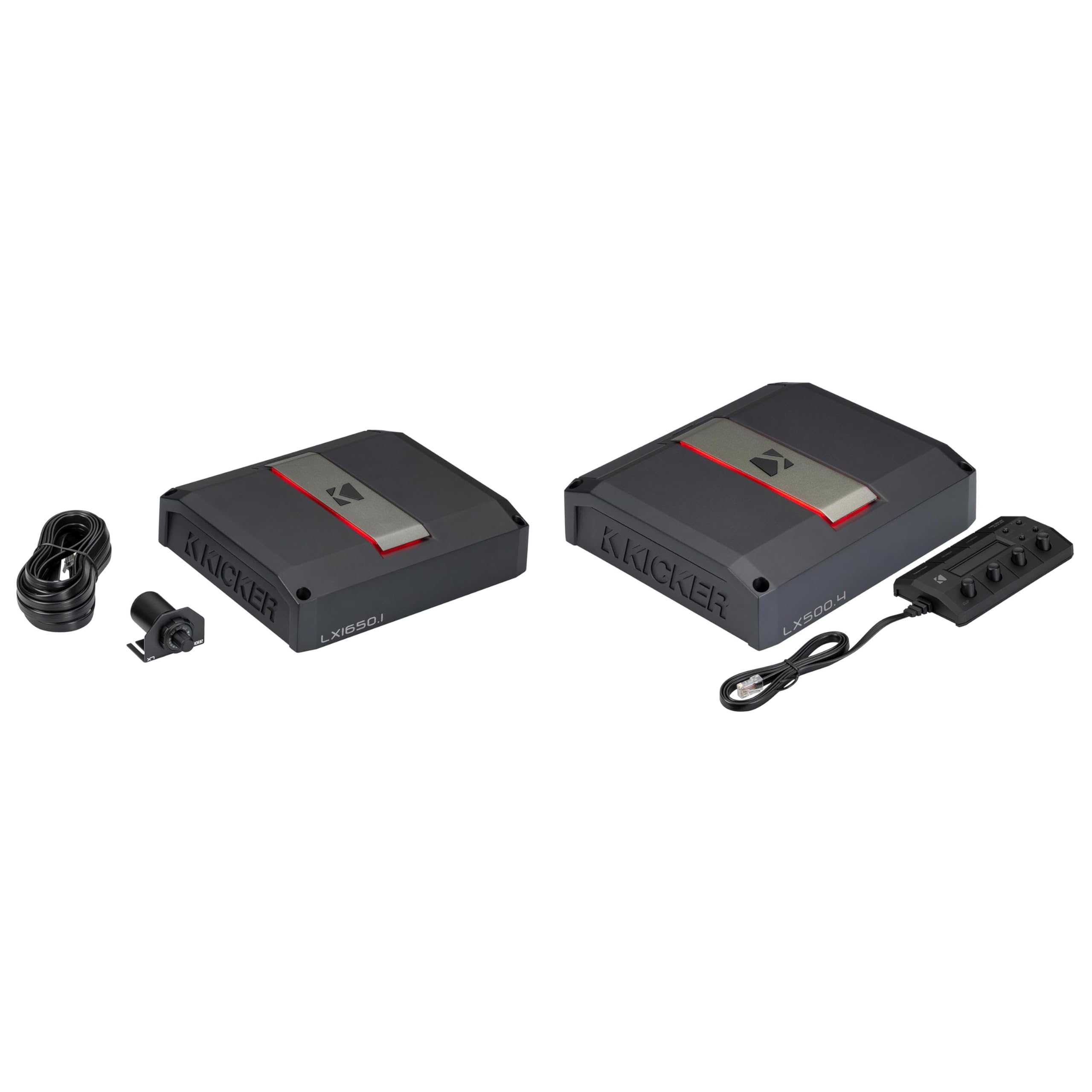 Amazon.com: Kicker LX500.4 & LX1650.1, Amp Bundle 4-Channels Full