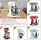 Bambus Gleitbrett für Kitchen Aid Artisan 4.5-5 Qt (4,3L - 4,8L), Verschiebbare Unterlage für Kitchenaid Küchenmaschine, Rührmaschine Gleitbrett für Kitchen Aid Zubehör 5K45SS 5KSM175PS 5KSM125