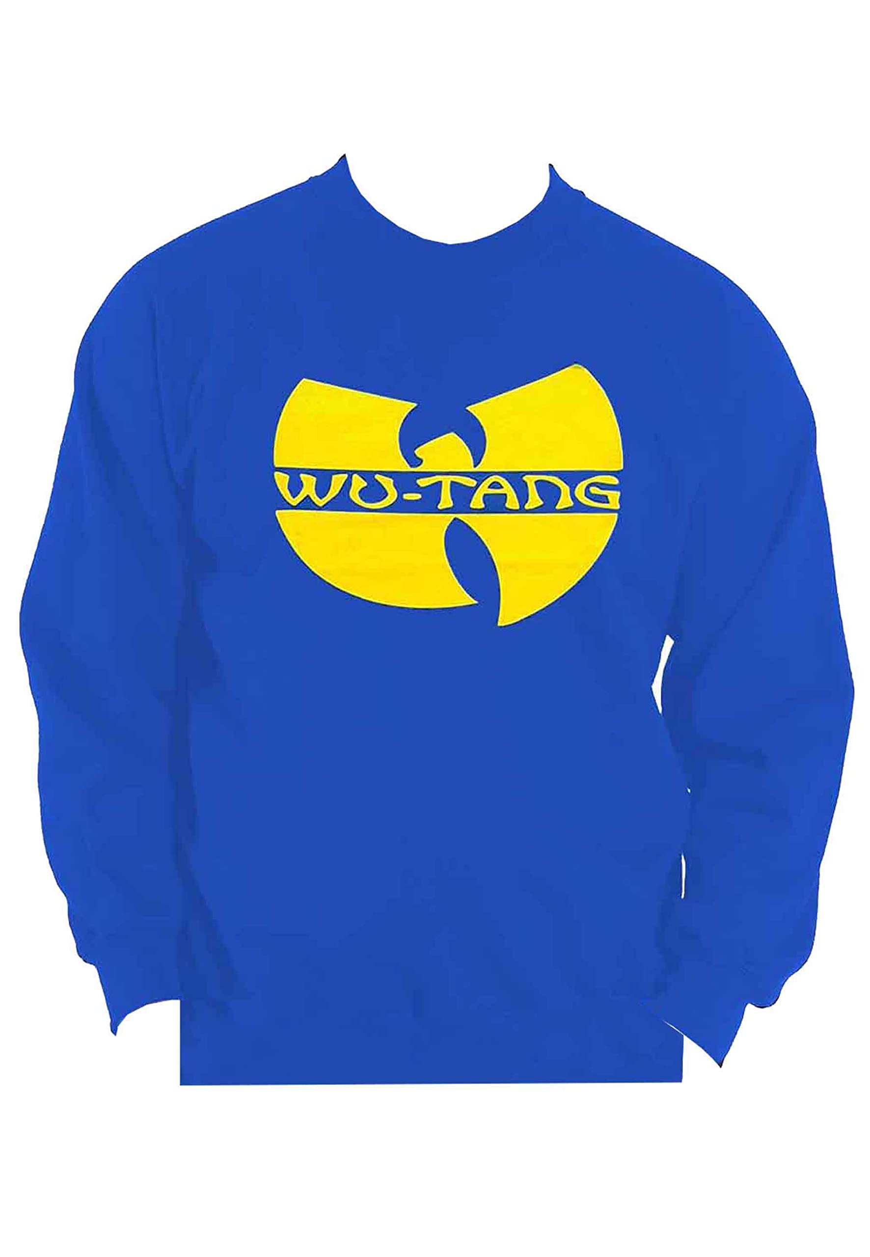Wu-Tang Clan Sweat-Shirt Katana Band Logo Nouveau Officiel Unisex Bleu