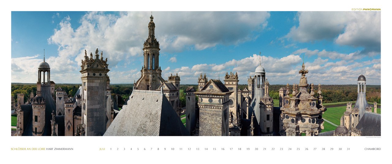 Schlösser an der Loire - Kalender immerwährend