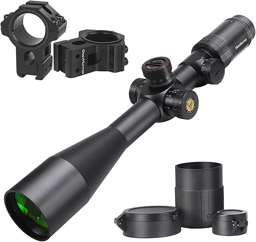 Vista 16 de WestHunter Optics WHI Series Hunting Scope, 30 mm Tube First Focal Plane Red Green Illuminated Etched Glass Reticle Tactical 1/10 MIL Shooting