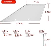 Vista 4 de 27051 - Protector de skeg para Mercury Mercruiser Bravo 1 y Bravo 3 1990-2023
