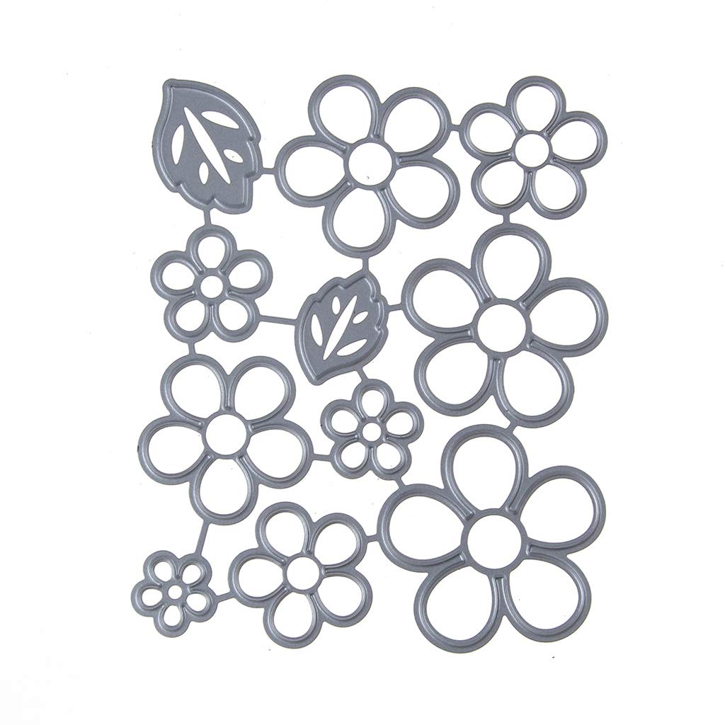 oringnat Five Flower Metal Cutting Dies Stencil Scrapbooking Album Stamp Paper