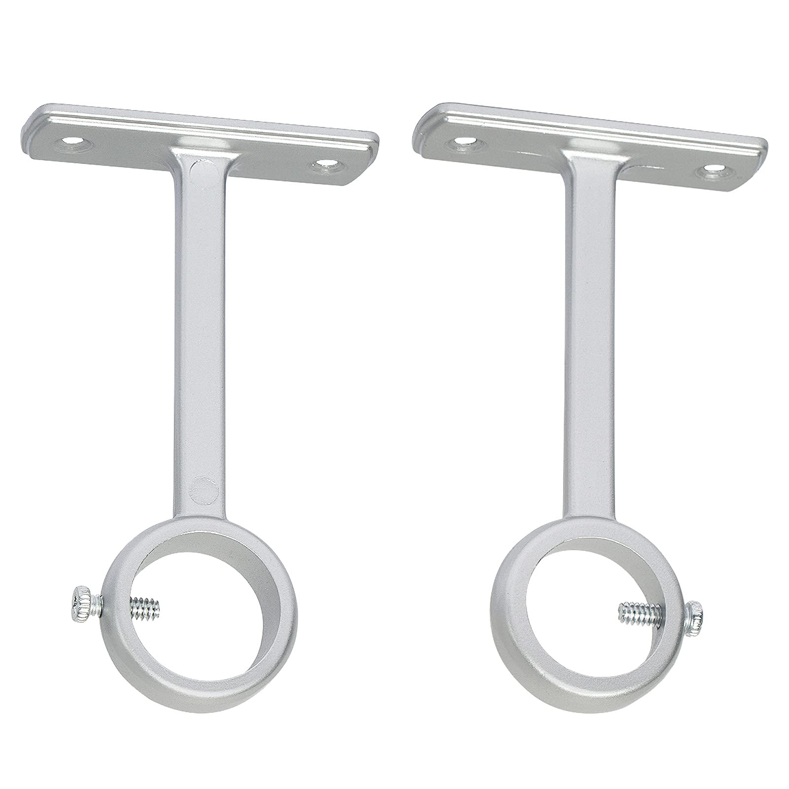 Ceiling Curtain Rod Brackets - Heavy Duty Set of 2 -8