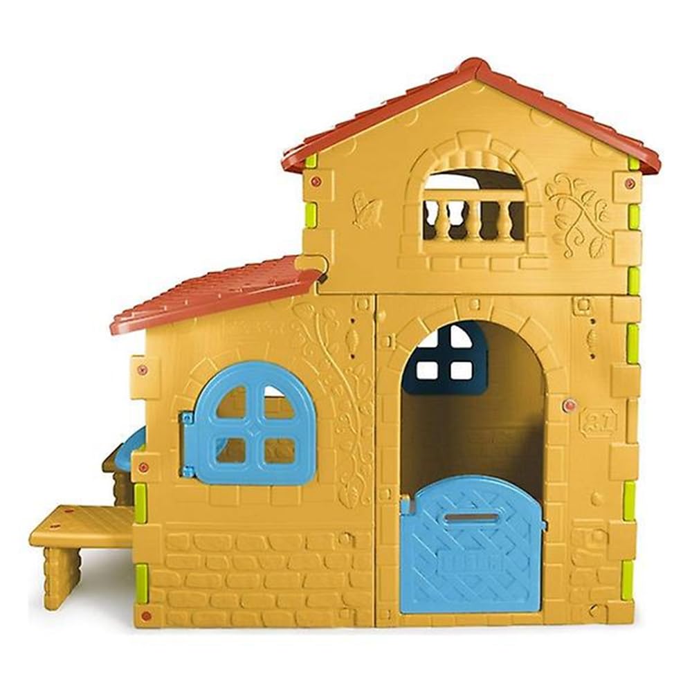 FEBER- Casita Infantil Super Villa, Multicolor. para niños/as de 3 años en adelante
