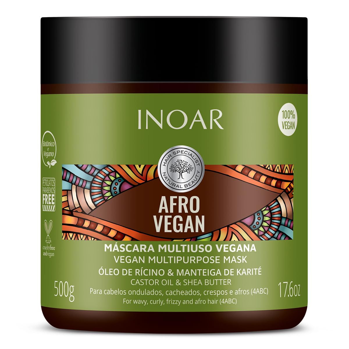 Inoar, Máscara Capilar Afro Vegan – Nutrição, Brilho e Crescimento com Óleo de Rícino, Manteiga de Karité e Vitamina E – 500g em promoção! Veja a oferta e mais achadinhos de Natural, Vegano & Clean Beauty 2 Hoje é o melhor dia para comprar Inoar, Máscara Capilar Afro Vegan – Nutrição, Brilho e Crescimento com Óleo de Rícino, Manteiga de Karité e Vitamina E – 500g com aquele preço maroto! Promoção! Aproveite a oferta! 2