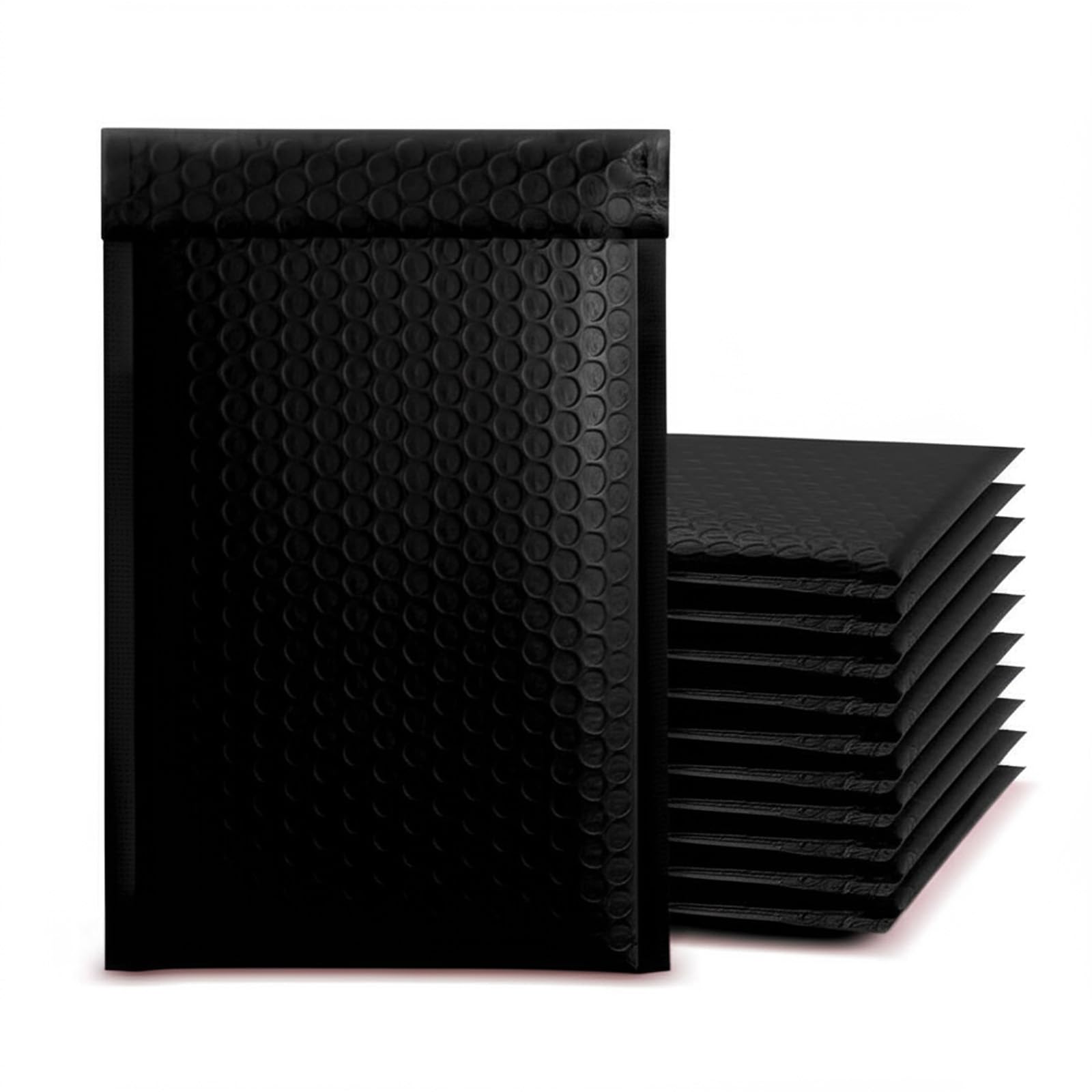 Chovbe 30Pcs Bubble Mailers, Self-Seal Padded Envelopes 13x18cm, Poly Mailing Bags for Shipping & Packaging, Black