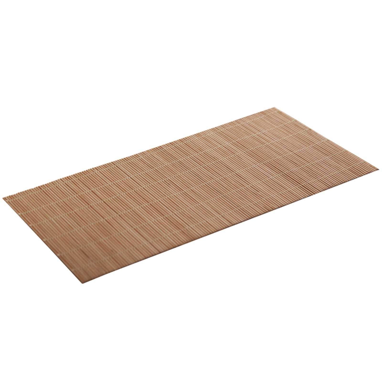Tafelloper Vintage Opvouwbaar Tafelloper Van Bamboe met Rand, Warmte-isolatie Handgemaakt Antislip Placemats, Eettafelkleed Theeservies Latje Mat (Size : 40cm x 120cm(15×47