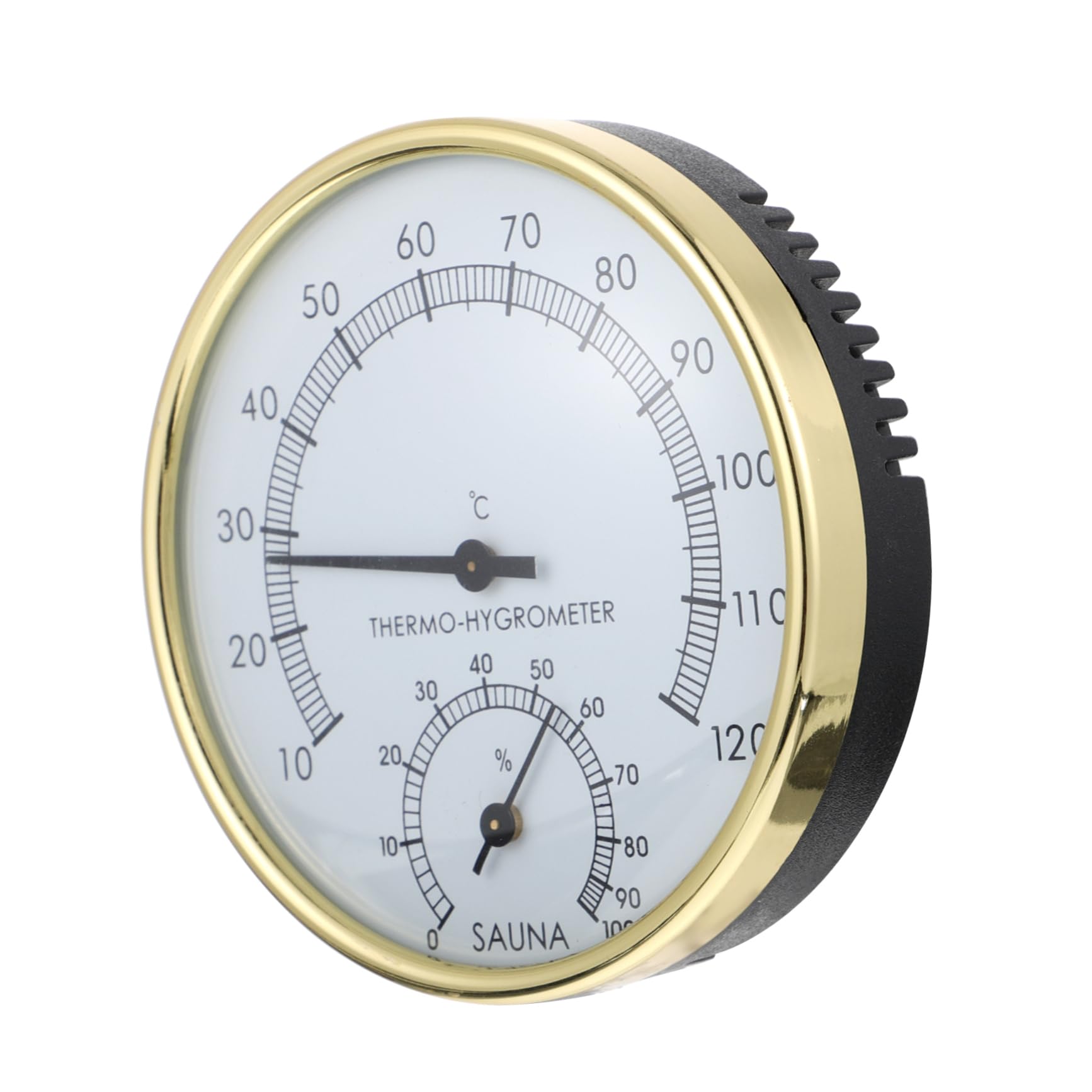 ifundom 1Pc Hygrothermograph for Sauna Multipurpose Temperature Humidity with Dial for Indoor Use Terrariums and Sauna Rooms and Accurate
