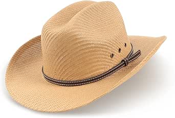 Amazon.com: Zylioo XXL Straw Cowboy Hat,Large Size Western Cowgirl Hat