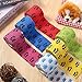 Veraing Selbstklebende Bandage für Haustiere, Elastische Kohäsive Haftbandage Kohäsive Fixierbinde für Hund, Pferd, Haustier, Wrap Klebeverband für Handgelenk Knöchel Finger (6 Rollen)