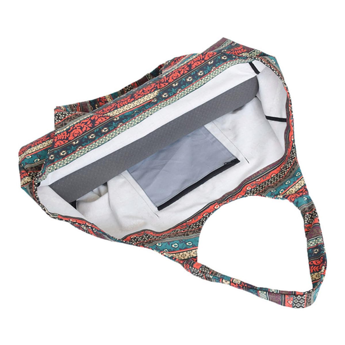 Levemolo Canvas Yogamattentasche Ethno Stil Weihnachten Feier Bedruckte