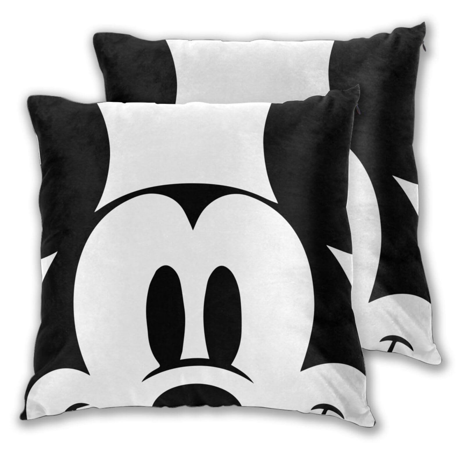 Amazon.co.jp: クッションカバー ミッキーマウス 枕カバー 2枚