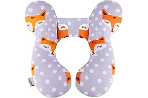 Kakiblin Upgraded Baby Neck Support Pillow for Car Seat Travel