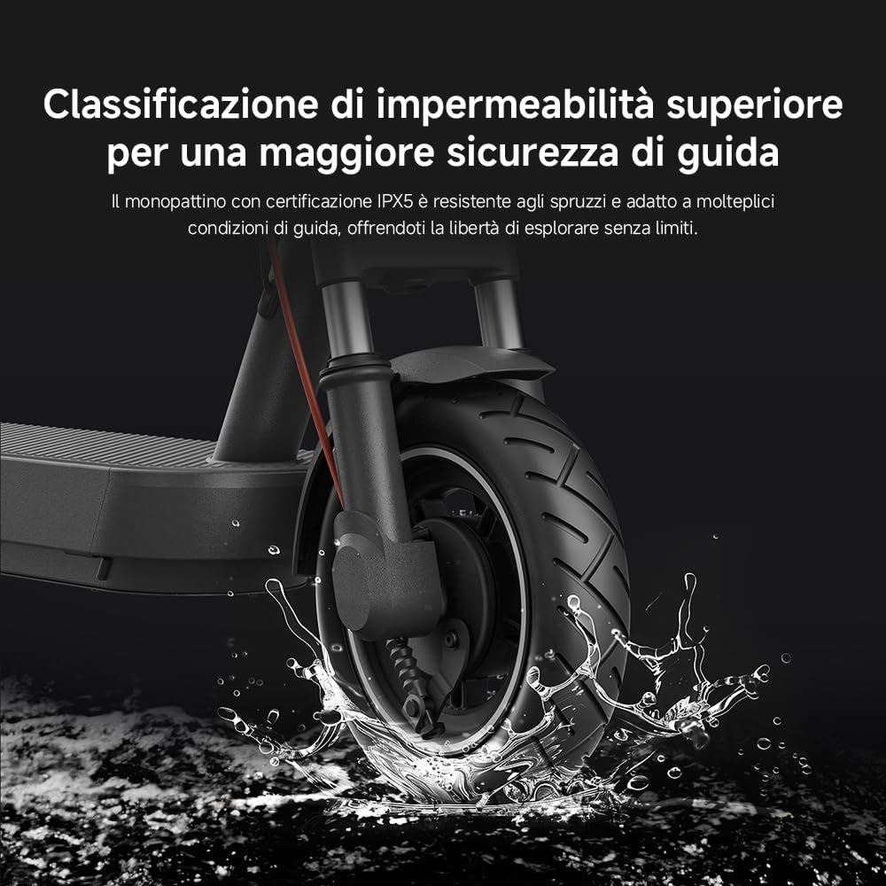 Xiaomi Electric Scooter 5 Zasieg do 60 km, Mocny Silnik 350W, Idealna na Miasto i Codzienne Dojazdy