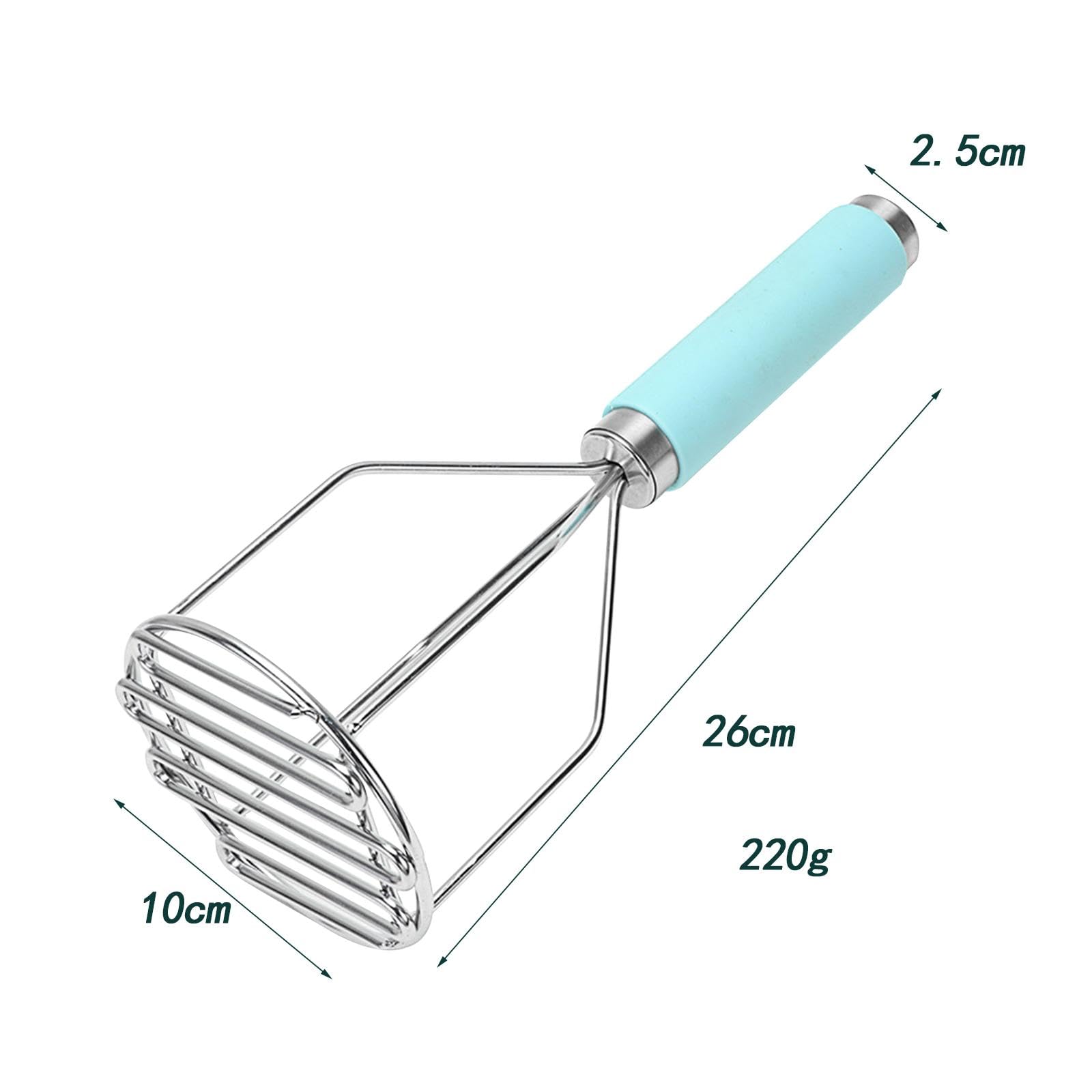 Presse-Purée Manuel Fityle Vert - Poignée Ergonomique, Multi-usage Pour Légumes