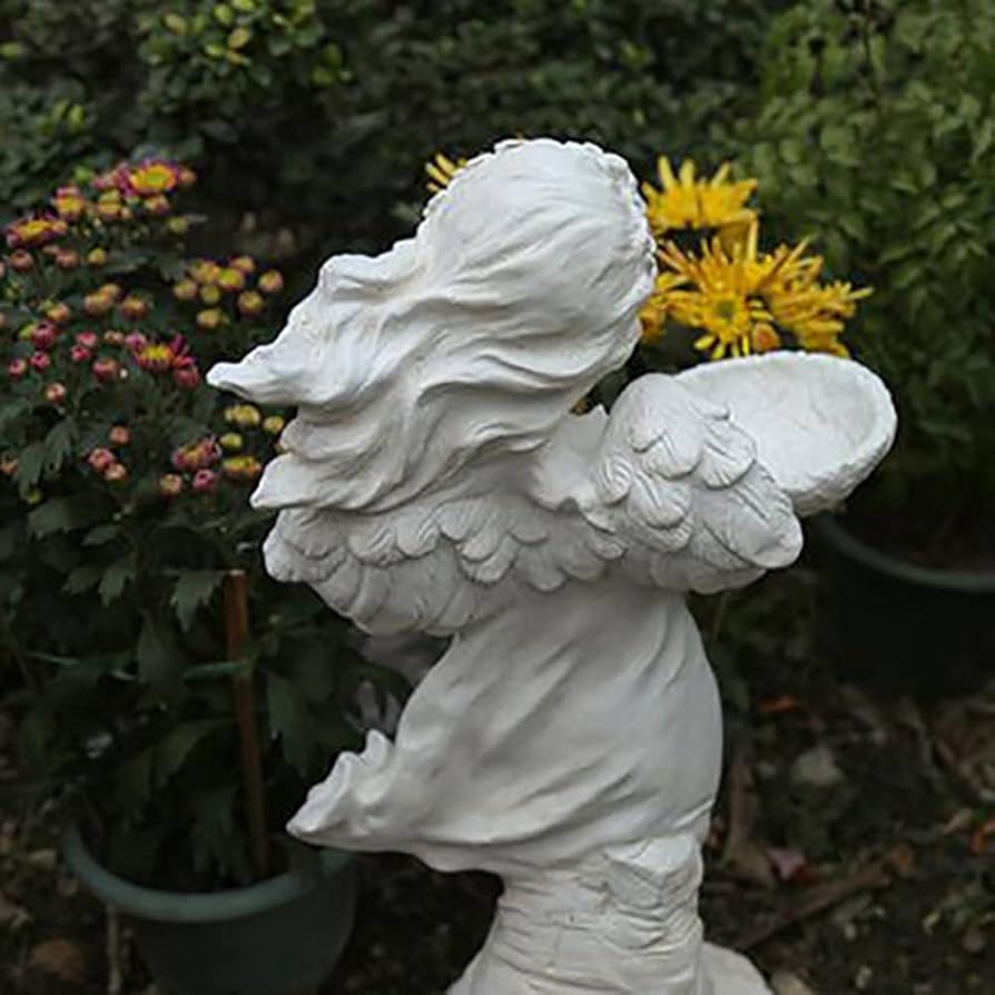 Amazon.co.jp: 天使置物、ガーデンオーナメント置物プランター