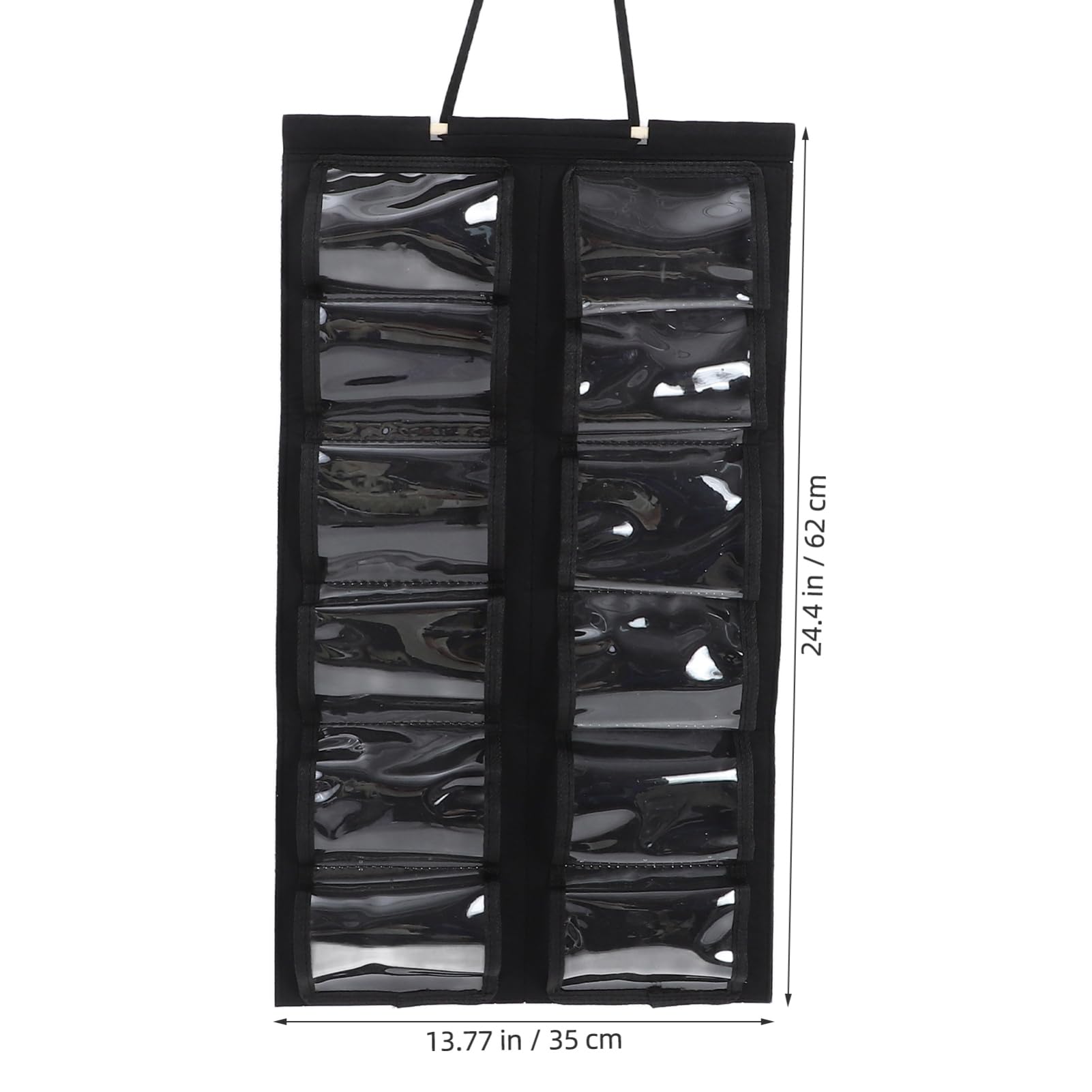 Cabilock Karate Taekwondo Belt Display Organizer Wall Mounted Hanging Bag with Pockets for Medals Storage for Belt Collection Convenient and Multi Use Wall Rack for Martial Arts