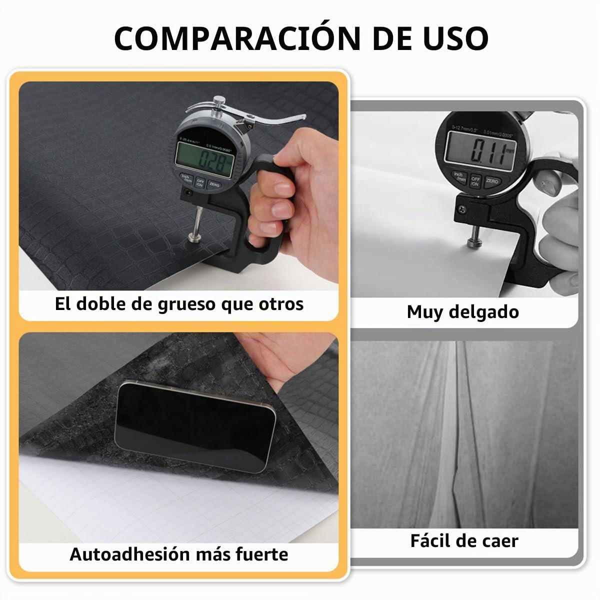 Arthome Autoadhesivo Papel Pintado Negro,44cmx10m Cocodrilo Texturado papel Vinilo Adhesivo Imitación Cuero Negro Impermeable Removible Piel de Cocodrilo para Muebles