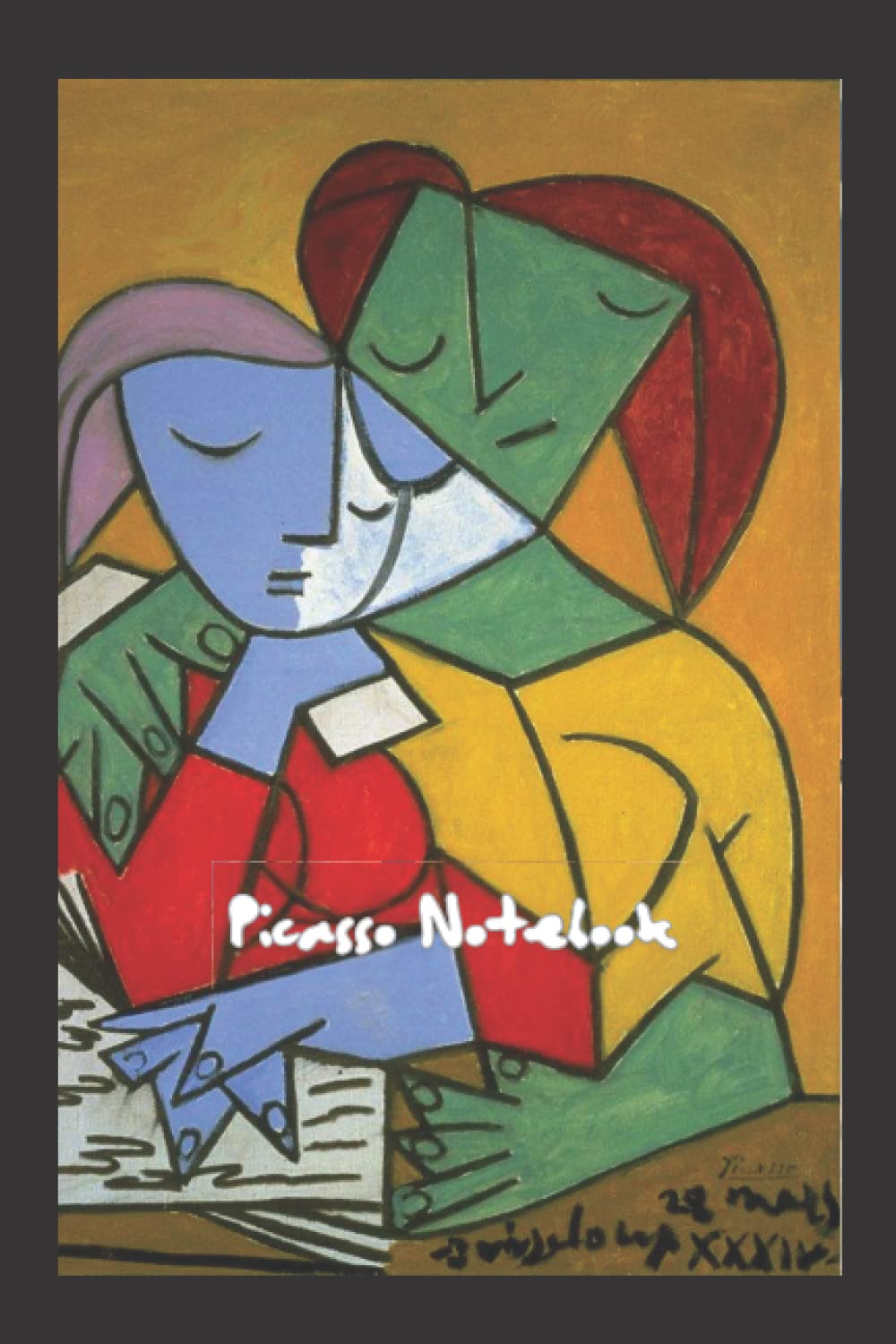 Notebook - Pablo Picasso: Notebook - Pablo Picasso - Deux enfants lisant : 100 pages notebook with artistic cover - A great gift idea for artistic souls