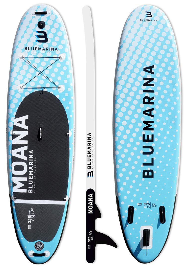 Bluemarina Stand Up Paddling Board Moana | 𝟓 𝐉𝐀𝐇𝐑𝐄 𝐆𝐀𝐑𝐀𝐍𝐓𝐈𝐄 - SUP Board - Stand Up Paddle - Standup Paddle Board - Surfbrett aufblasbar - 305x75x15 cm 130 kg | 325x85x15 cm 180 kg