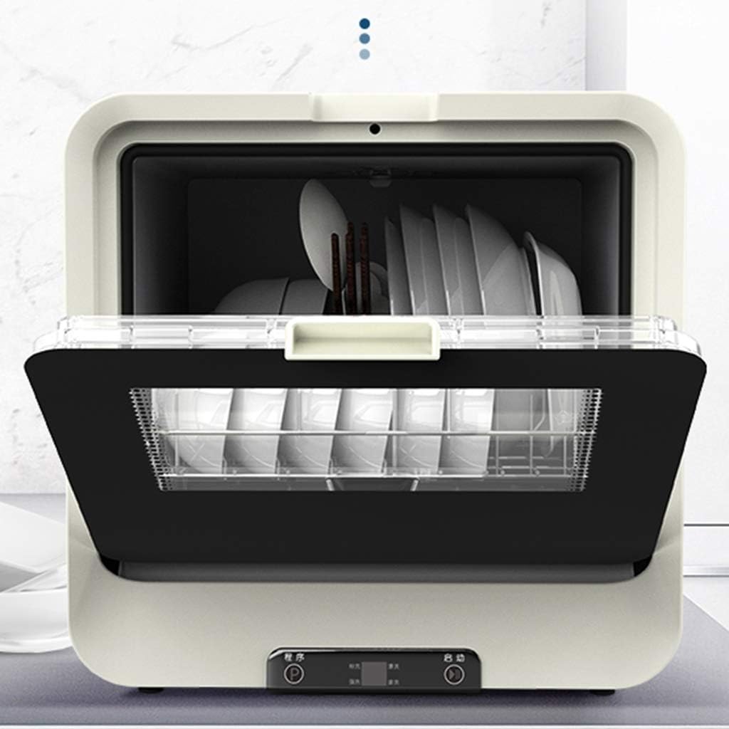 Compact Portable Countertop Dishwasher With Led Display, Fully Automatic Tabletop Dishwasher, Luxurious Touch Panel, No Installation Required