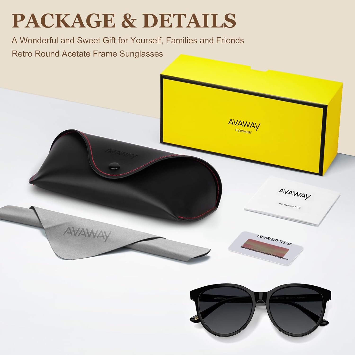 AVAWAY Women's Sunglasses Polarized 100% UV Protection for Driving Golf Hiking Boating - Image 7