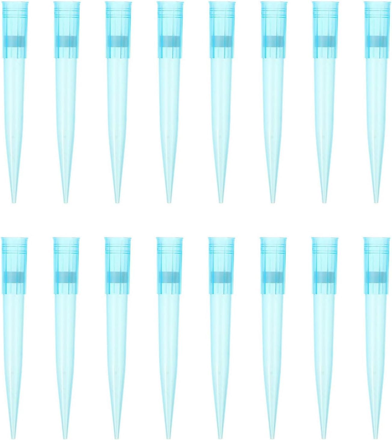 Puntali per Pipette (10ul-10ml), Puntali per Pipette per Liquidi Laatory Uiversal (100-1000 Pezzi), Trasparet, 1ml(500pieces)