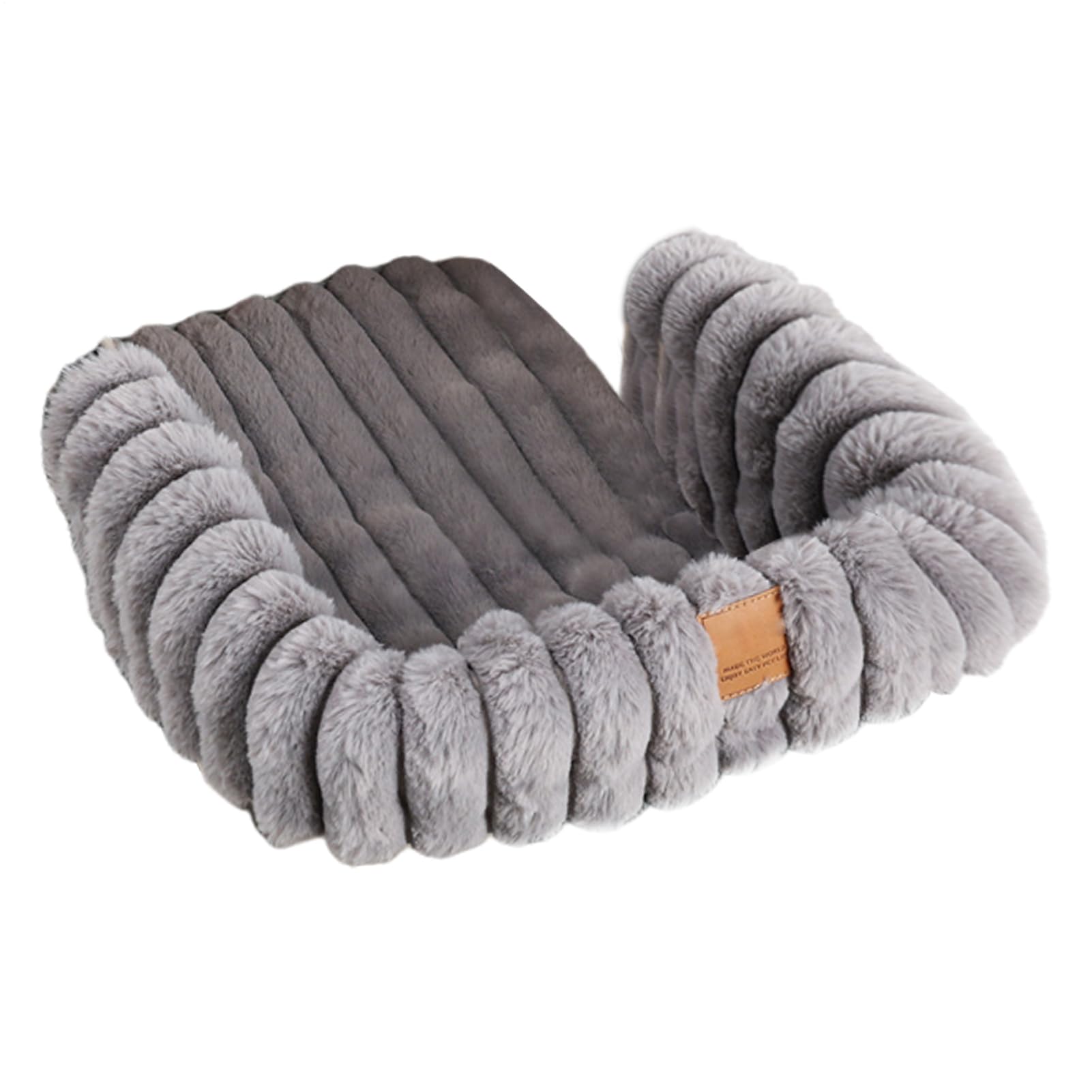 Dog Stroller Cushion - Soft Insulated Support Pad, Secure Magnetic Buckle Cart Liner, Breathable Washable Travel Insert, Polyester Plush Accessory Case Pram Cushion | For Small Dogs Cats Home Outside