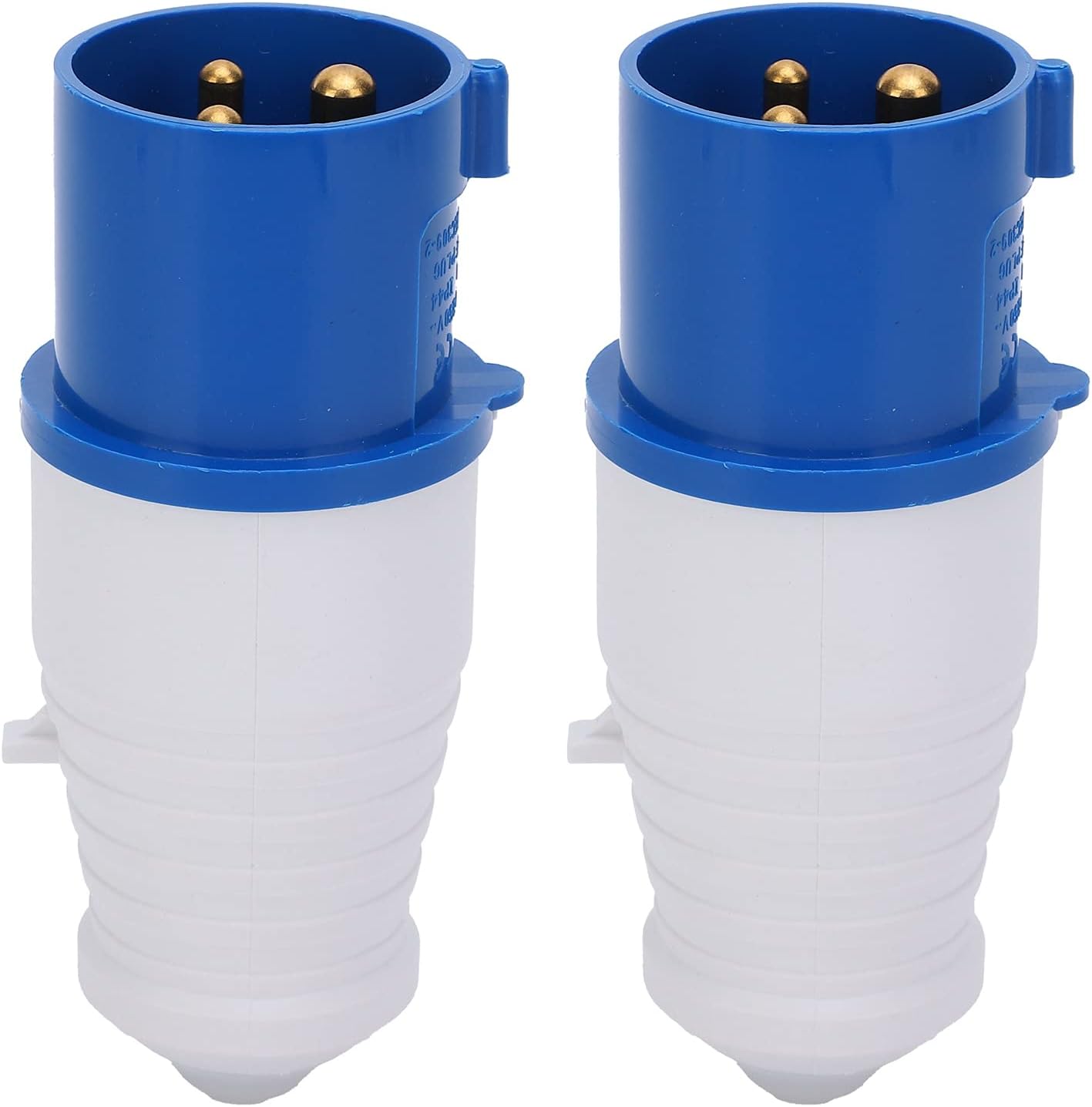 Acouto 2Pcs Industrial Power Plug 3Pin SinglePhase ExplosionProof 16A 3 Hole 220250V Anti‑aging Meet Grad Industrial Power Plug3‑Pin PlugSingle‑Phase Plug3