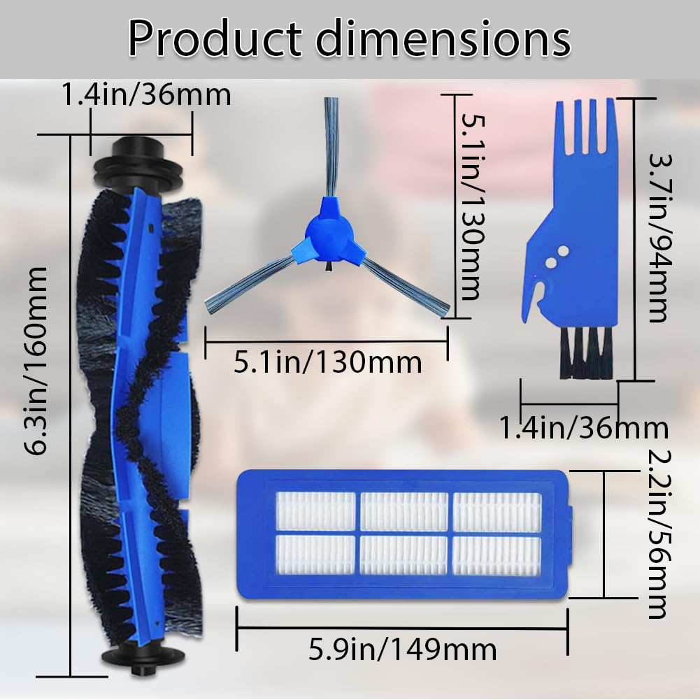20 PièCes Pour G2 Robot Aspirateur PièCe De Rechange Brosse LatéRale
