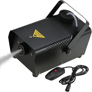 Tomshine Máquina de Niebla, con Cable Control Remoto 400W Máquina del Humo para Halloween Función