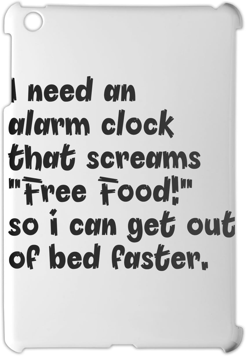 I need an alarm clock that screams ""Free Food!"" so i can