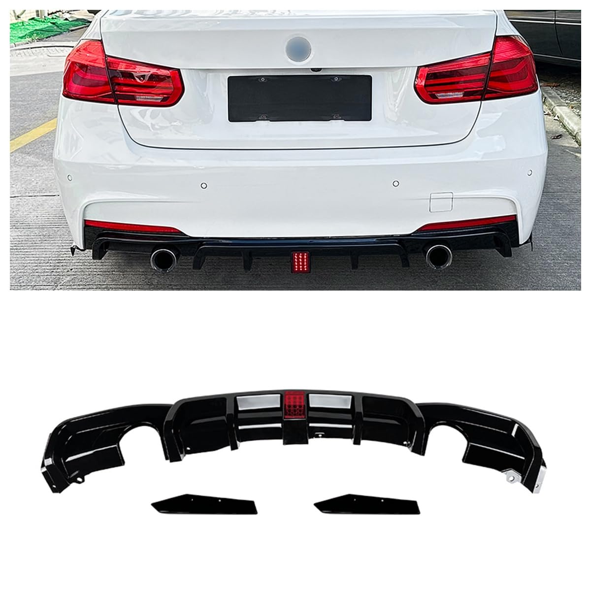 Amazon | BMW 3シリーズF30 Mスポーツシングルアウトデュアルアウト用