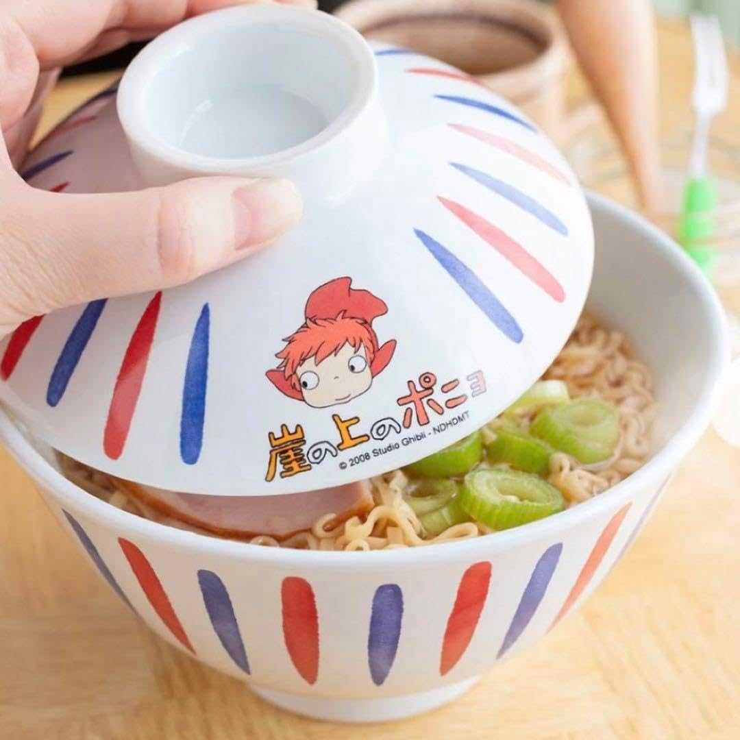 ジブリ美術館オリジナル ポニョのラーメンドンブリ ジブリ美術館オリジナル ポニョのラーメンドンブリ - 三鷹の森