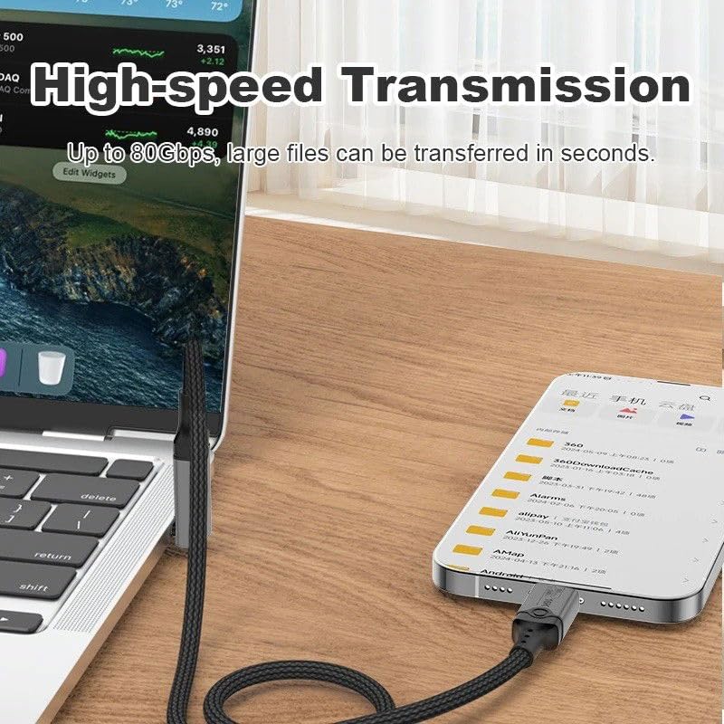 Câble Thunderbolt 5 DrPhone NRG évite les lenteurs de transfert - 5