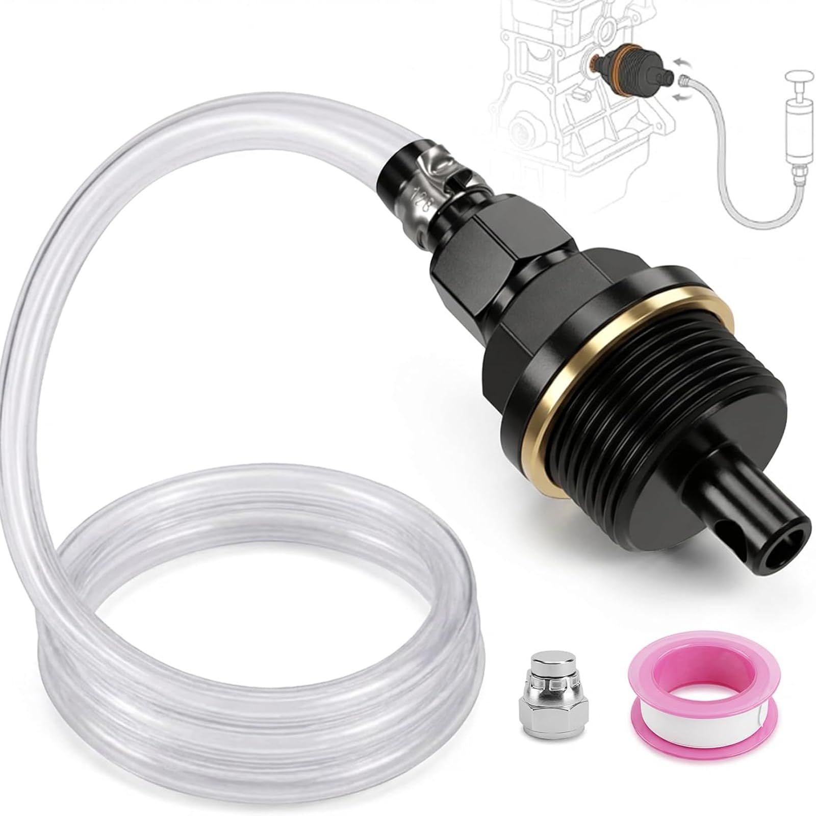 Adaptateur de pré-remplissage d'entretien du moteur