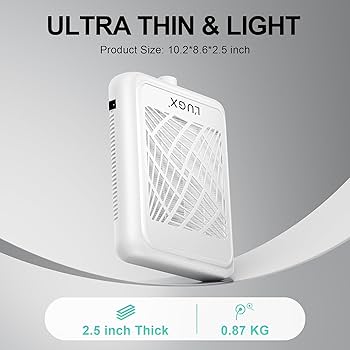 新品　L'UGX 充電式 ネイル 集塵機　LG622S ホワイト Amazon.co.jp: L'UGX 充電式ネイル 集塵機 70W強力集塵機 静音