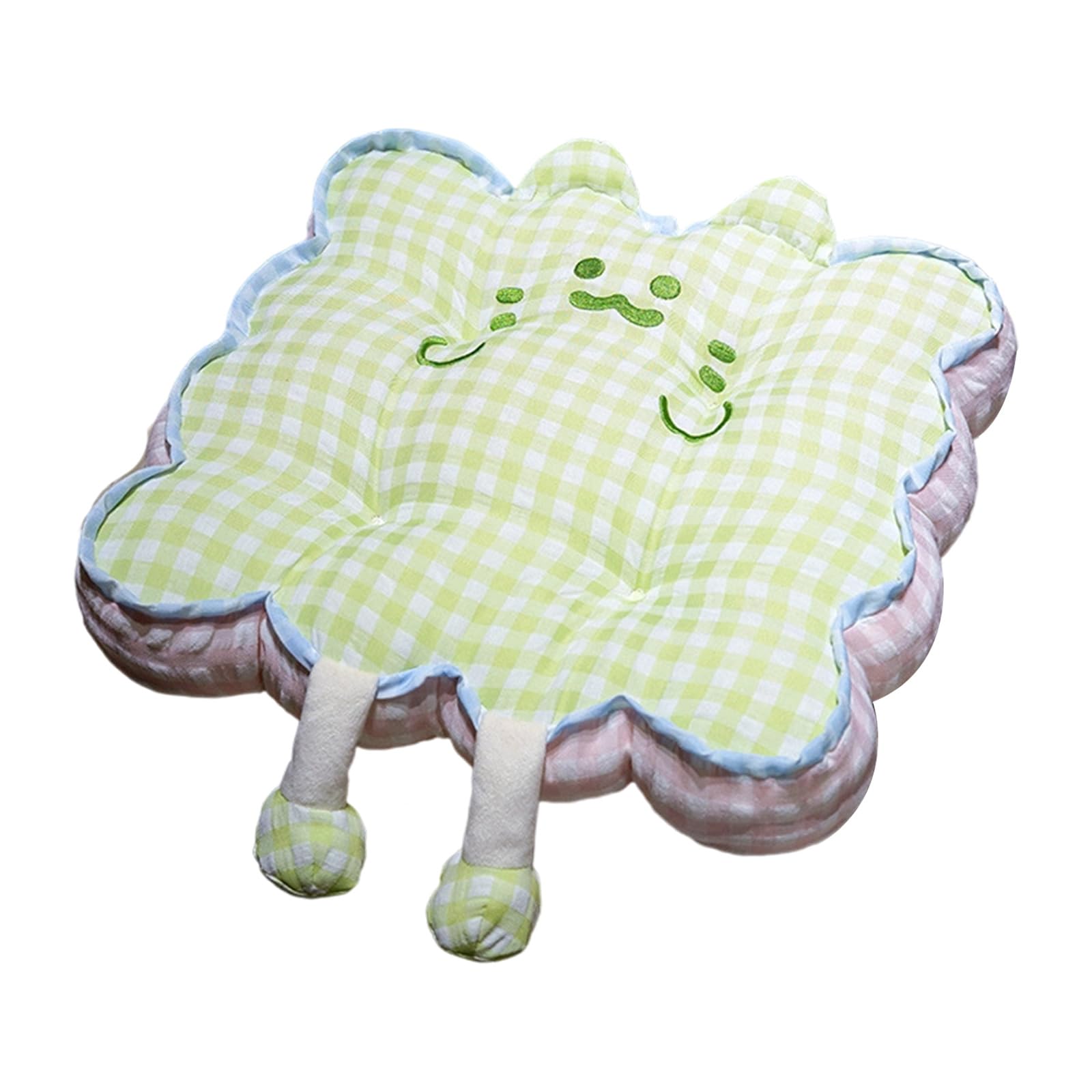 Tsophreniq Multipurpose Checkered Cushion PP Cotton Filled Supportive Seat Pad for Sofa Floor Sitting Home Decors Accent Chair Cushion