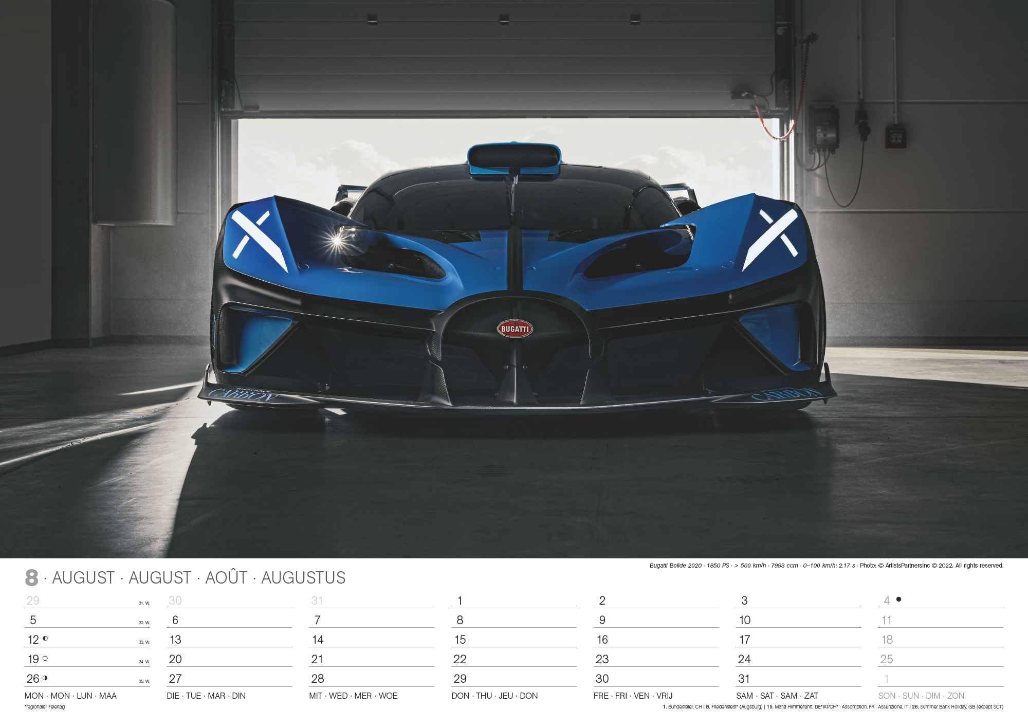 Sports Cars 2024 - Foto-Kalender - Wand-Kalender - 42x29,7 - Autos: Wandkalender A3