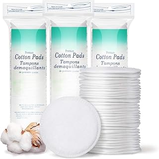 50Pcs Cotton Pads for Face - Natural Round Makeup Remover, Soft Baby Care, Face Cleansing, Lotion and Cream Applying (Packing May Vary)-picture-29