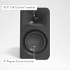 Kanto ORA 100W Powered Bi-amp Reference Desktop Computer Speakers w/Bluetooth 5.0 & USB-C | 100 Hz Crossover | Reference Quality Sound | Pair | Black