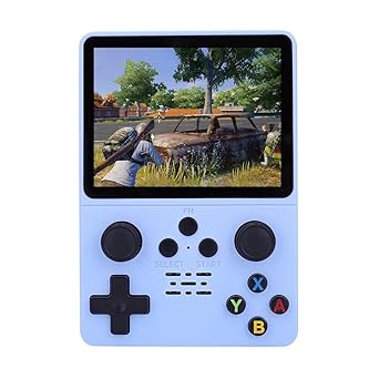 MICROMINI X-Ninja R35S Retro 64GB Blue Video Game Console Mini Handheld Gameboy Built in 8000+ Classic Games + PSP Games