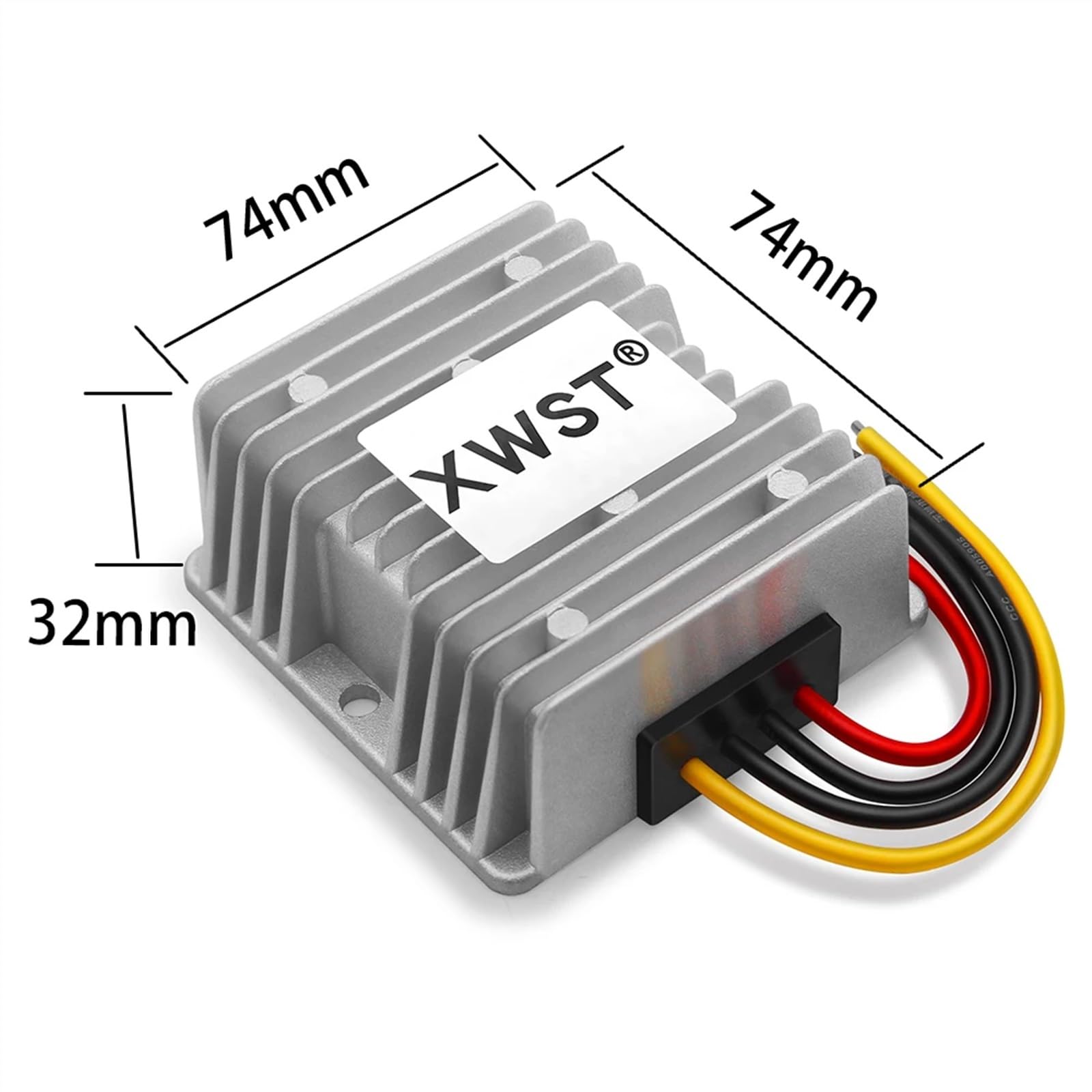 Chargeur de Batterie CC 36V 9-30V 12V 24V à 43V, Courant Constant, for Batterie de vélo au Plomb, 1A 2A 3A, étanche(A Aluminum L,9-30V)