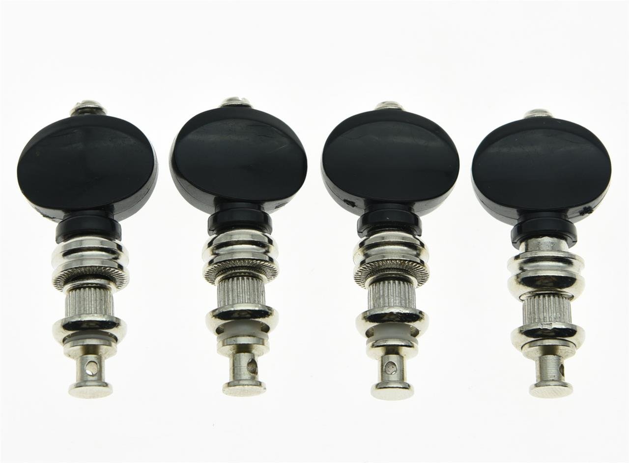 Kaish Lot de 4 Nickel Precision Ukulélé Tuners Tuning clés chevilles mécaniques