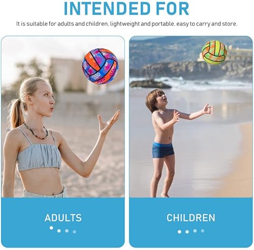 Miniatura 8 de 3pcs piscina agua piscina voleibol juguetes inflables 9 pulgadas color al azar